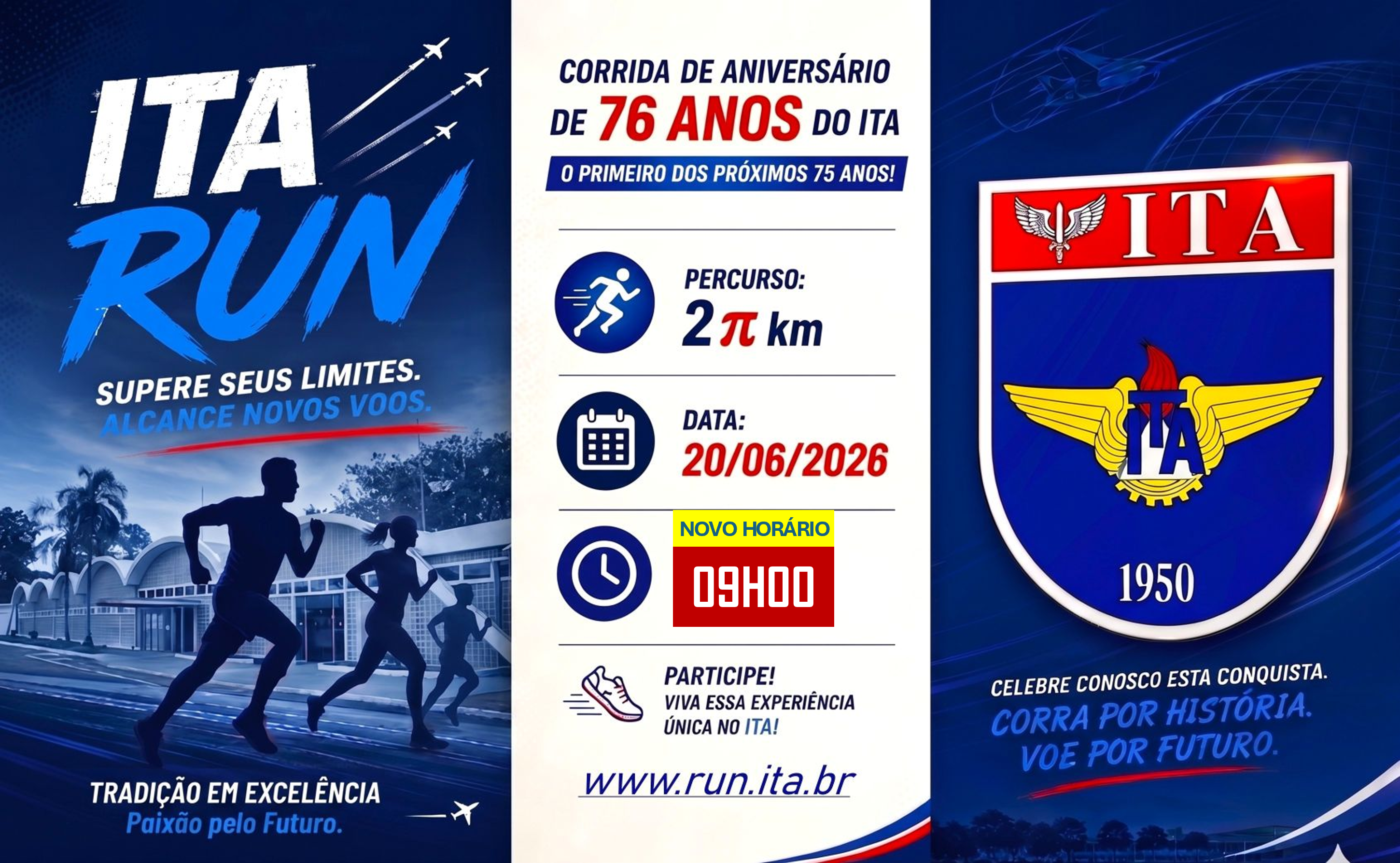 Informações Corrida ITA 76 Anos