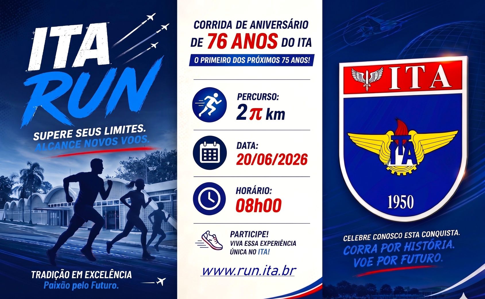 Informações Corrida ITA 76 Anos